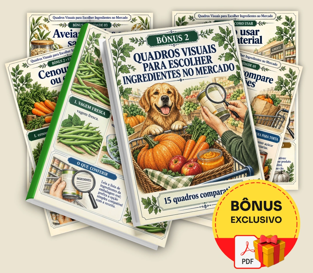 Quadros Visuais para Escolher Ingredientes no Mercado